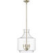 Mahannah 4 Light 15 inch Modern Gold Indoor Pendant Ceiling Light